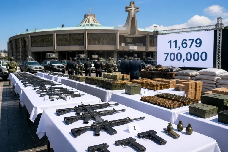 En Guadalupe: avance nacional en canje de armas suma 11,679 piezas y plantea retos locales