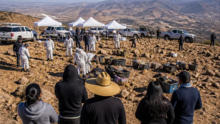 En Tecate, hallan restos y un cuerpo tras operativo de la Comisión Local de Búsqueda