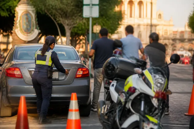 En Tehuacán, agente de Tránsito es agredida tras aplicar una infracción