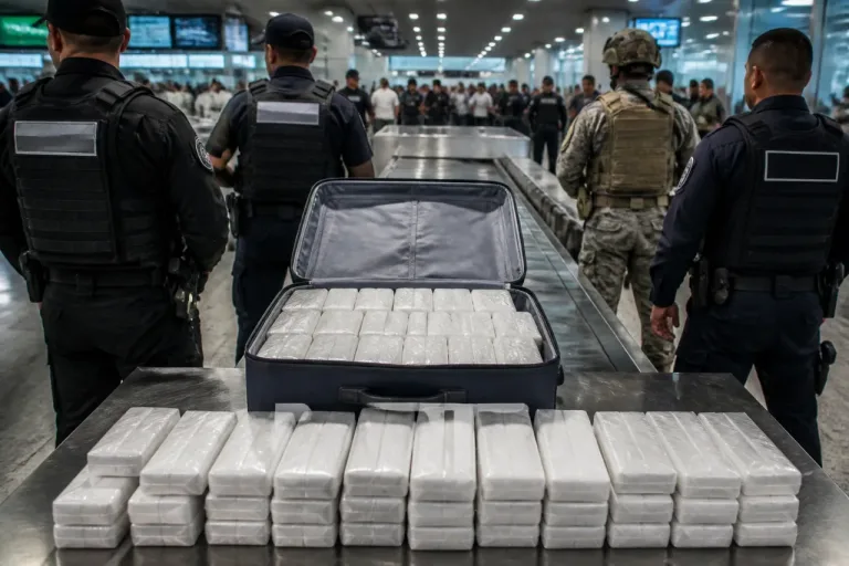 En Tijuana aseguran 165 kg de cocaína y detienen a 11 pasajeros en el aeropuerto