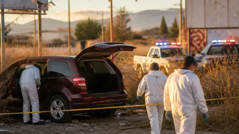 Encuentran cuerpo en avanzado estado de descomposición dentro de una camioneta en Valle del Guadiana