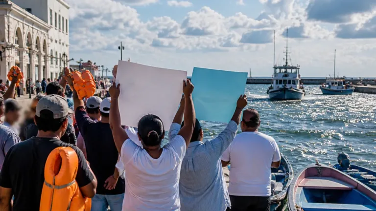 Familiares exigen búsqueda eficaz del pescador desaparecido en Campeche ante la llegada del huracán