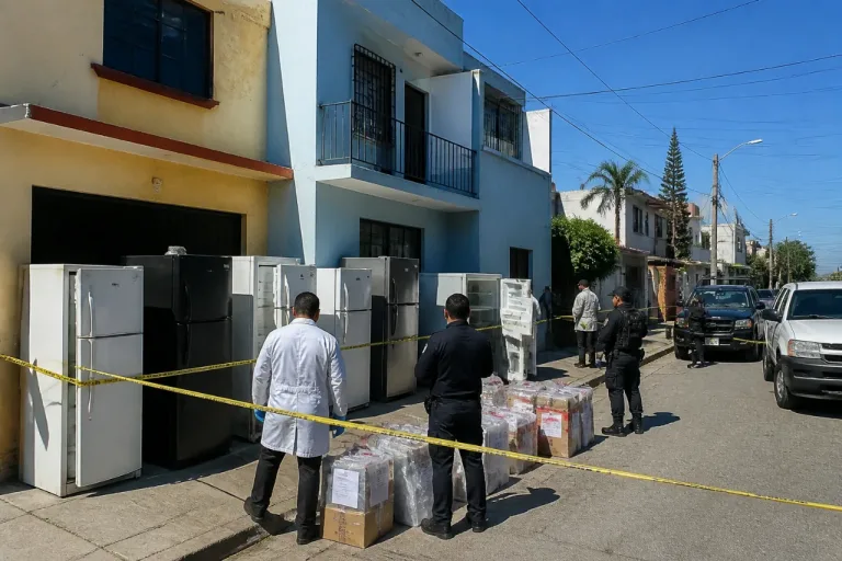 FGE asegura en Lázaro Cárdenas 13 refrigeradores robados a una empresa refresquera