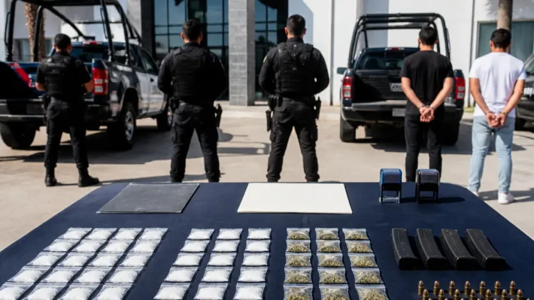 FGR vincula a proceso a pareja detenida en Apodaca por posesión de drogas y municiones