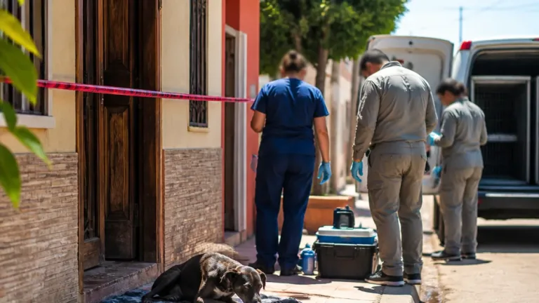 Fiscalía rescata en Navojoa a perro deshidratado y abre carpeta por presunto maltrato