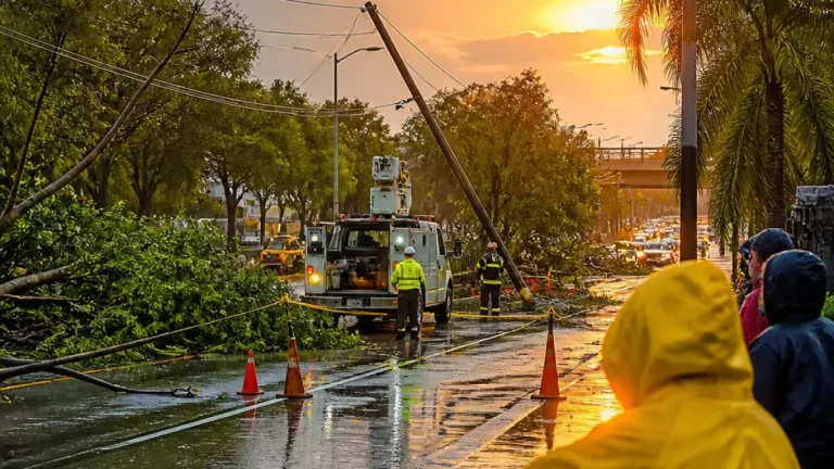 Fuertes lluvias dejan 116 reportes de emergencia y afectan la movilidad en Mérida