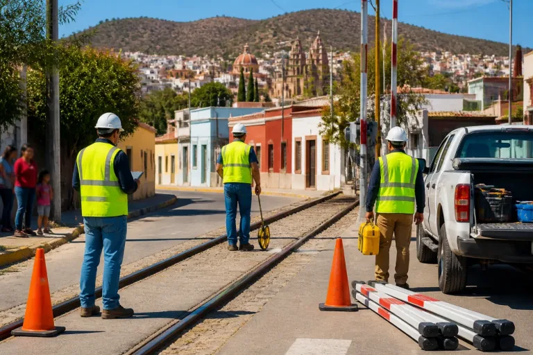 Gobierno de Zacatecas inspecciona cruces ferroviarios ante riesgos en colonias capitalinas