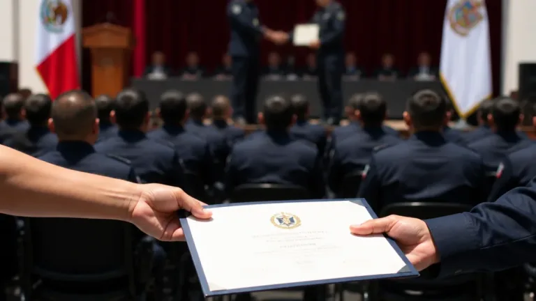 Gobierno estatal gradúa a 67 policías y refuerza plan de profesionalización