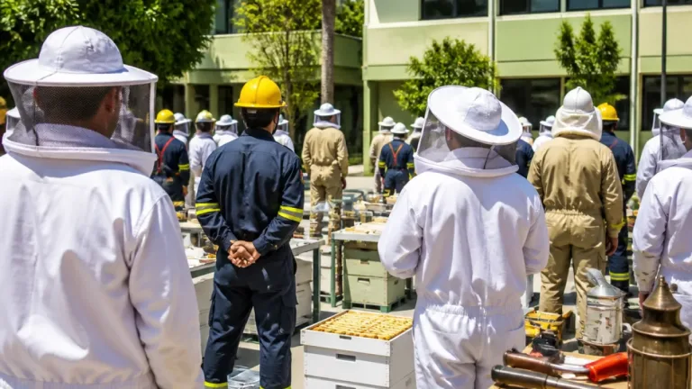 Gómez Palacio capacita a personal municipal para rescate sustentable de abejas