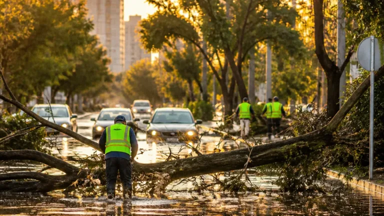 Guadalajara: tormenta vespertina deja 32 árboles caídos e inundaciones en la ciudad