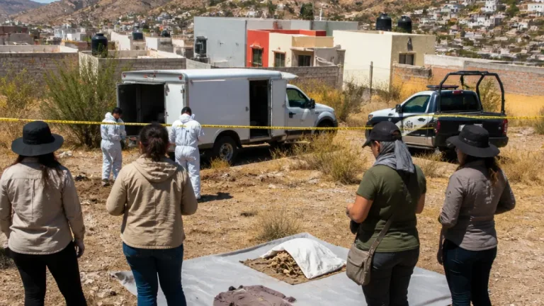 Hallan osamenta en zona urbana de Nogales; intervienen Buscadoras de la Frontera y autoridades