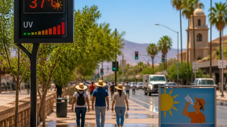 Hermosillo afronta jornada de calor extremo y radiación UV muy alta