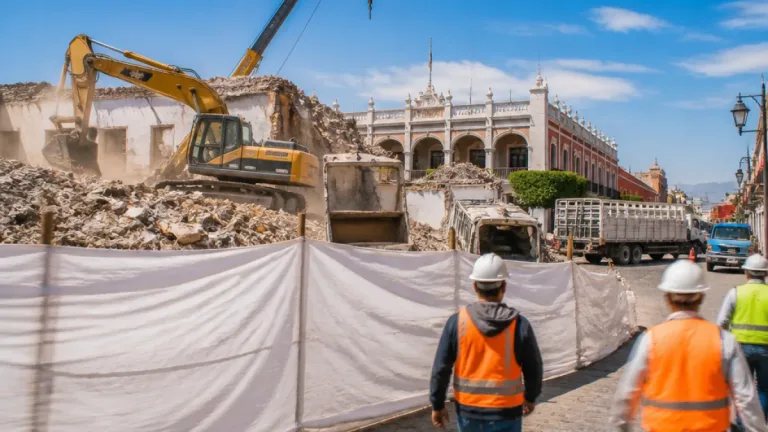 Huamantla inicia construcción del nuevo Rastro Municipal para modernizar el servicio