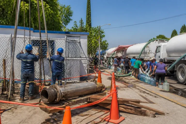 Huamantla: Pozo Nuevos Horizontes fuera de servicio; prevén abastecimiento con pipas