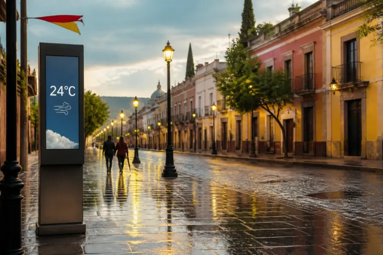 Iguala: jornada con lluvia ligera, templada y máxima de 30°C