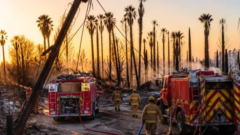 Incendio en rancho de La Bolsa moviliza a bomberos en San Luis Río Colorado