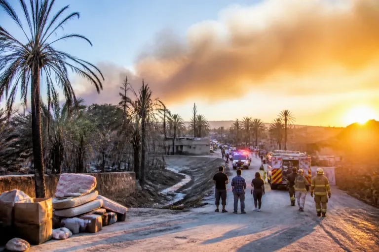Incendio en San José de Comondú consume viviendas y pone en riesgo el histórico Oasis