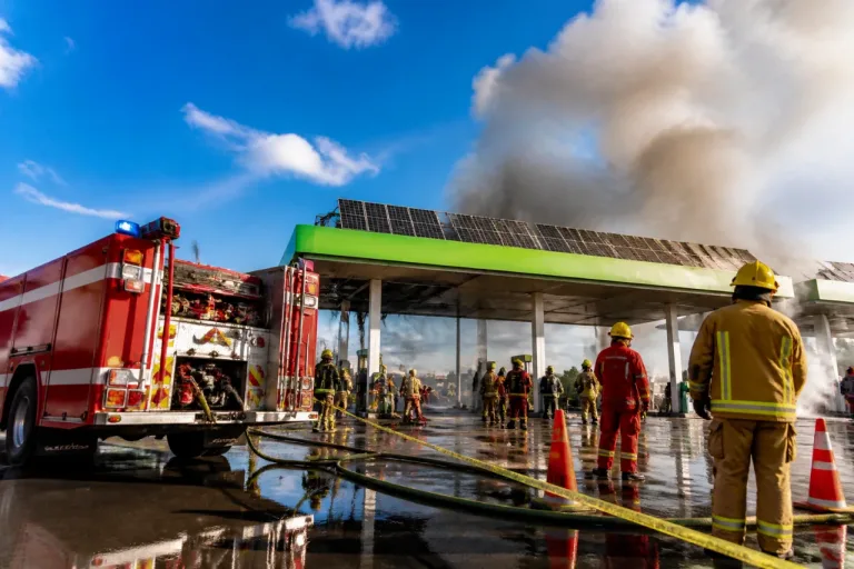 Incendio por cortocircuito en paneles solares moviliza a cuerpos de emergencia en Uruapan