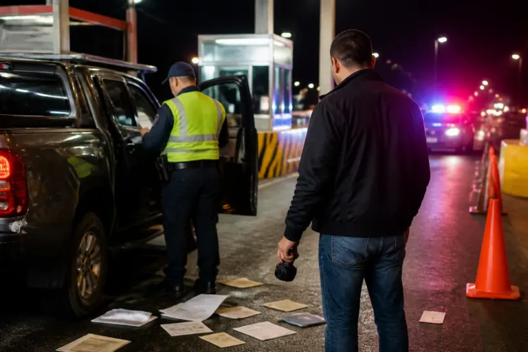Conductor roba la bodycam de un agente en peaje y queda inhabilitado de por vida para conducir