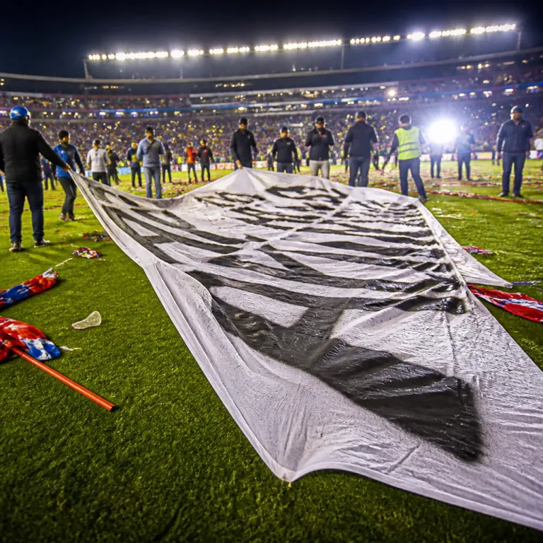 Una sábana de hotel, la bandera viral que exaltó a la selección argentina en Atlanta