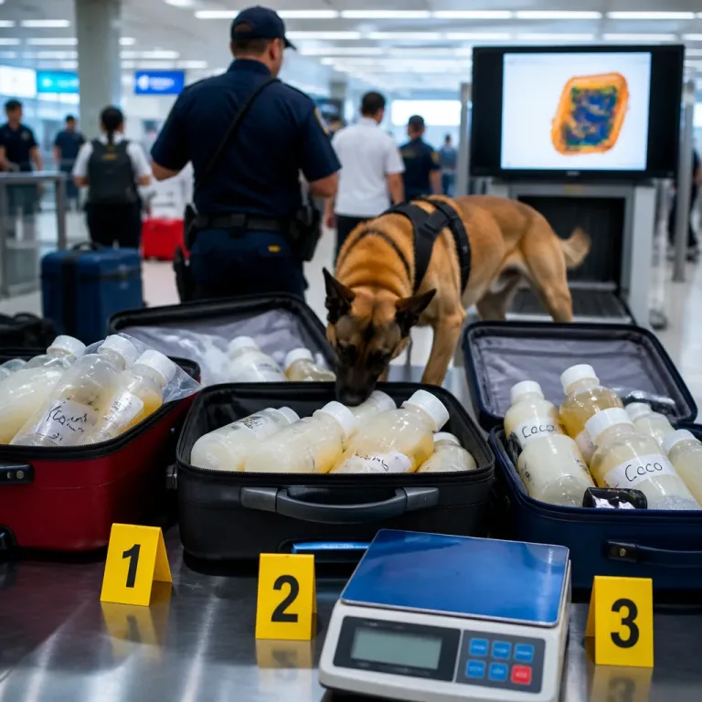Incautan más de 10 kg de cocaína líquida ocultos en champús en el aeropuerto de La Habana
