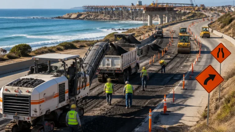 Invierten 632.5 mdp para conservar y mejorar la carretera transpeninsular en San Quintín