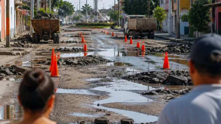 Irapuato: vecinos exigen reparación de Paseo del Llano en Villas de Irapuato