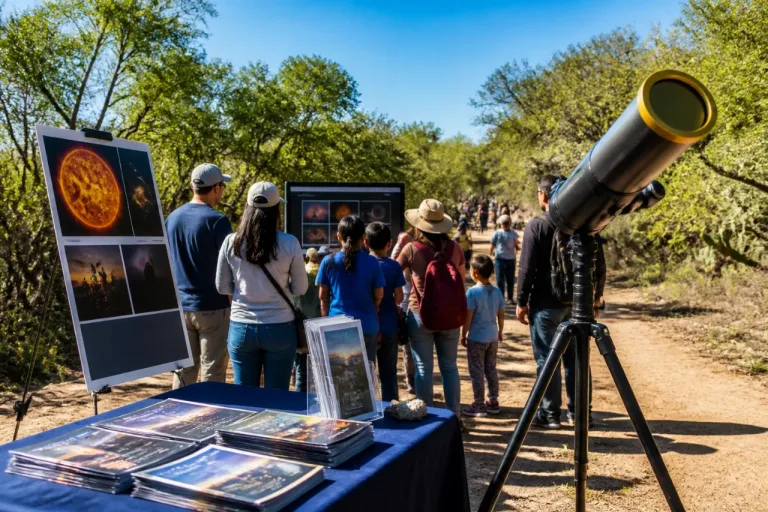 Jesús María apuesta al astroturismo: jornada de observación solar y educación ambiental