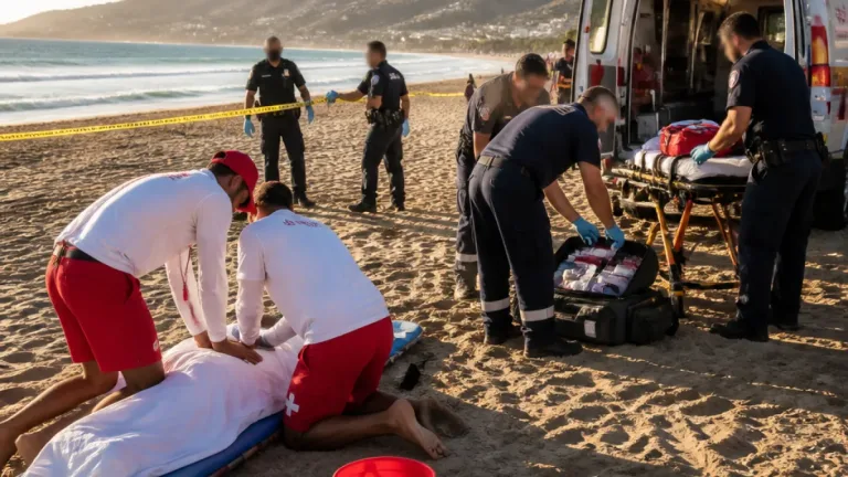 Joven fallece en Playa Hermosa: autoridades investigan el ahogamiento en Ensenada