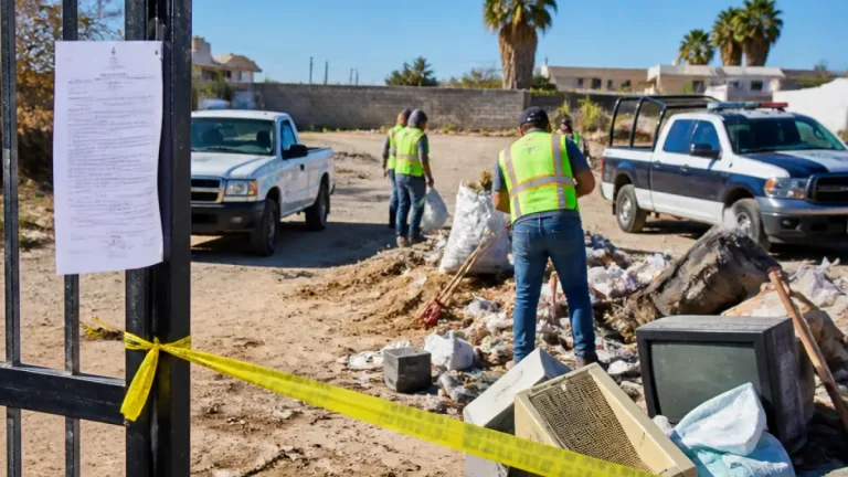 Lerdo clausura lotes y refuerza vigilancia tras detección de tiradero clandestino