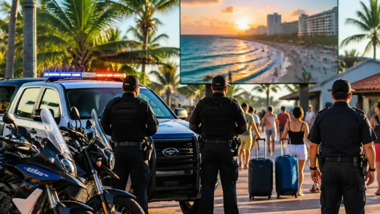 Mantienen operativo de seguridad al 100% en Quintana Roo por cierre del Mundial y vacaciones