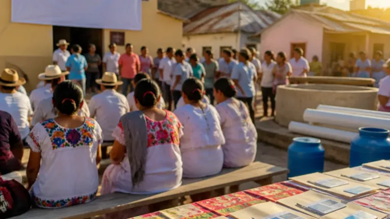 Más de 61 mdp para 70 comunidades mayas: el Estado entrega recursos directos para obras