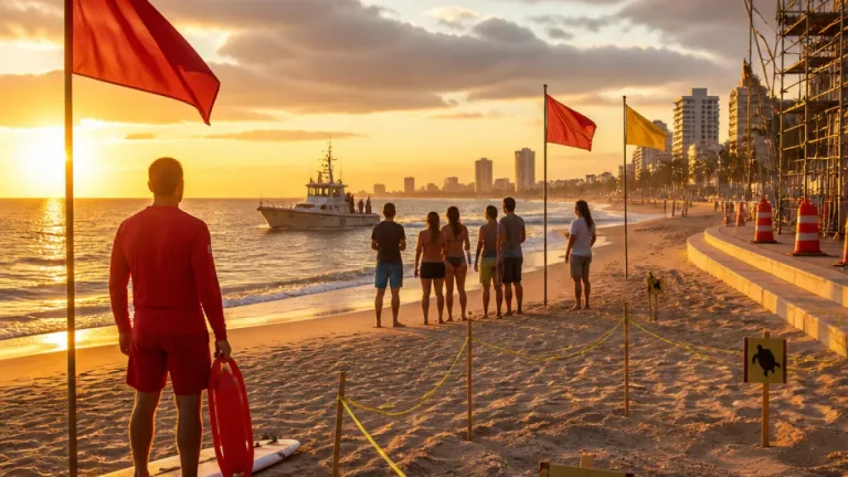 Mazatlán: rescates en playas y clima inestable ponen en alerta a residentes y turistas