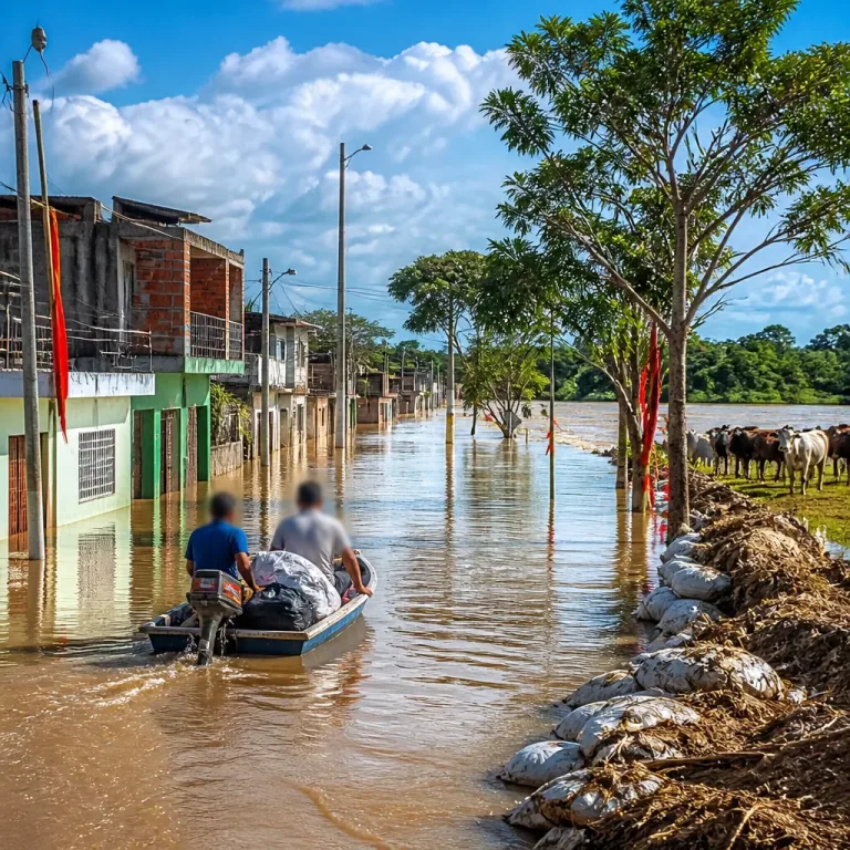 Inundaciones históricas en Casanare dejan más de 4.200 familias afectadas pese a El Niño