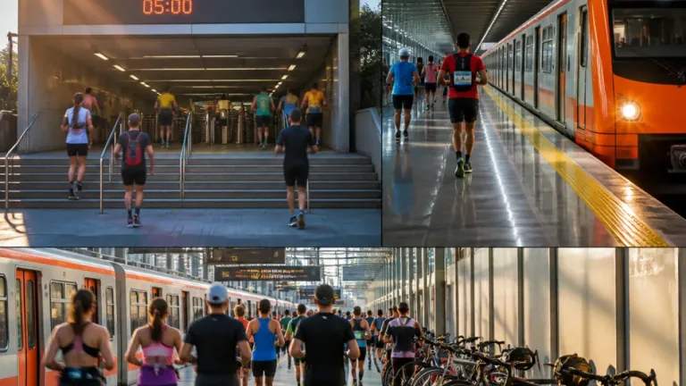 Metro de la Ciudad de México adelanta servicio en cuatro líneas por el Medio Maratón