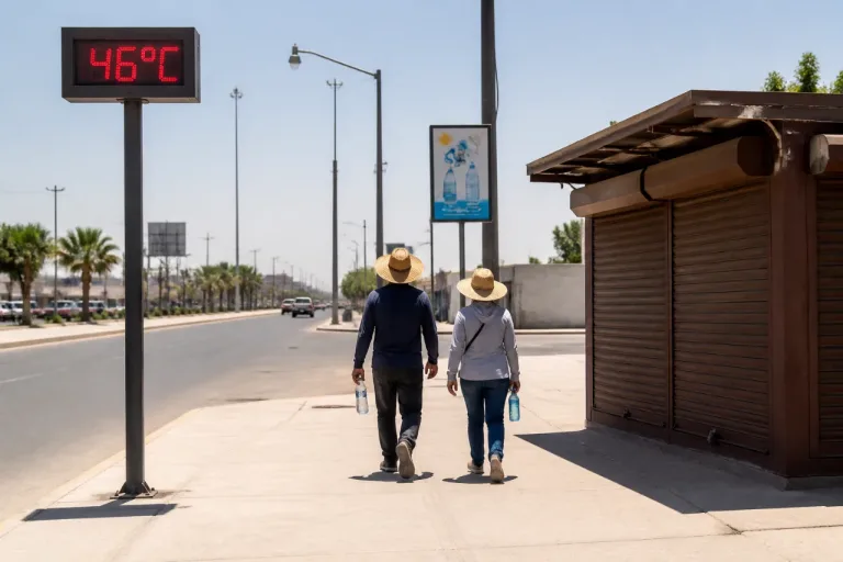 Mexicali: persistirá calor extremo este fin de semana con máximas hasta 46 °C