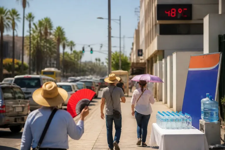 Mexicali registra 48 °C y se mantiene como la ciudad más calurosa del país