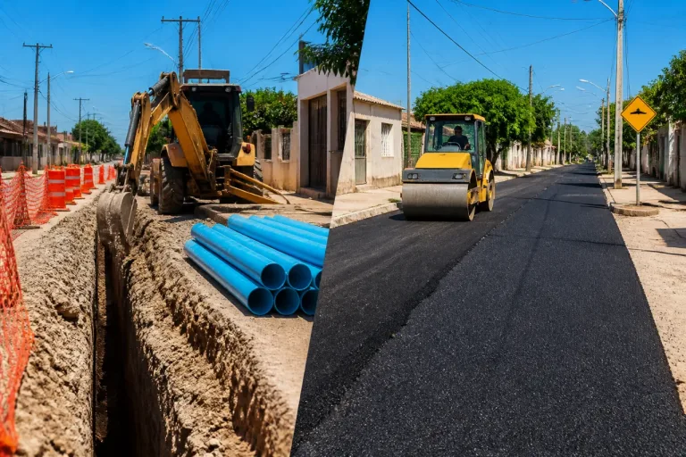 Monclova arranca obras de agua y pavimentación en colonias Miravalle y Leandro Valle