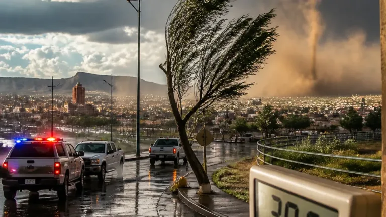 Monzón mantiene lluvias, rachas fuertes y calor en gran parte de Chihuahua