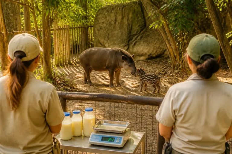 Nace cría de tapir en ZooMAT; refuerza programa de conservación del emblemático Tapirus bairdii