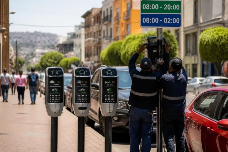 Naucalpan pone en marcha parquímetros en Zona Azul; así funcionarán y cuánto cobrarán