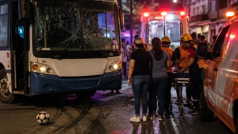Niño de 12 años atropellado en la colonia Real de Santa Catarina por camión urbano