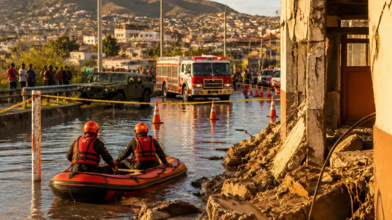 Nogales: lluvias torrenciales dejan un muerto, rescates y activación del Plan DN-III-E