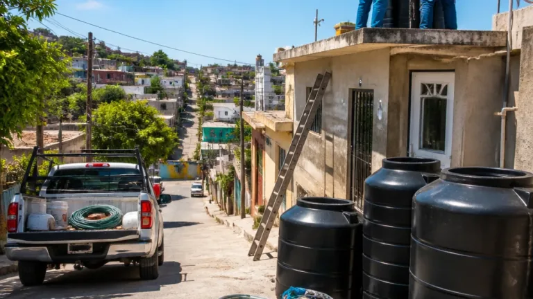 Nuevo Laredo: entregan 200 tinacos para garantizar agua en zonas altas