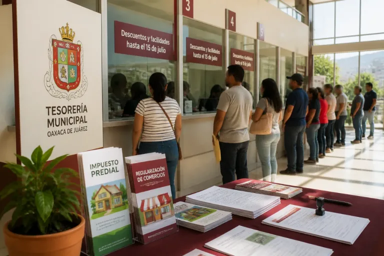 Oaxaca de Juárez ofrece incentivos para regularizar contribuciones municipales