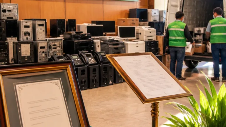 Orizaba recibe certificación por reciclar más de 27 toneladas de residuos electrónicos