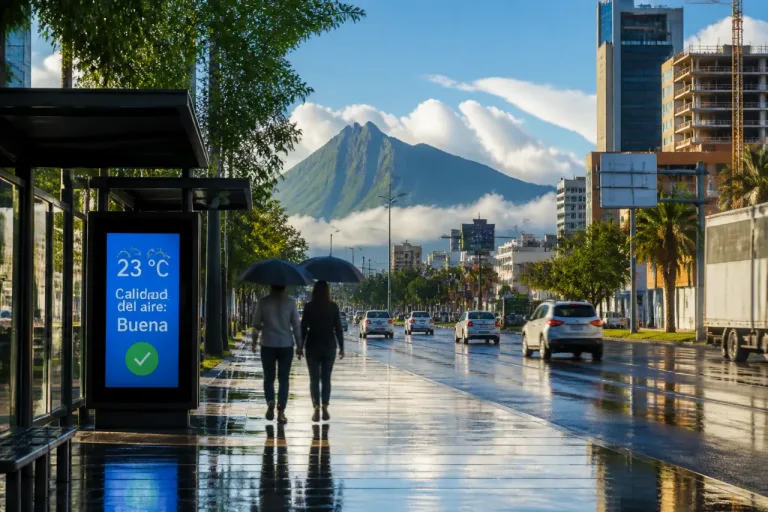 Persisten chubascos vespertinos y ambiente caluroso en Monterrey; suben probabilidades de lluvia el fin de semana