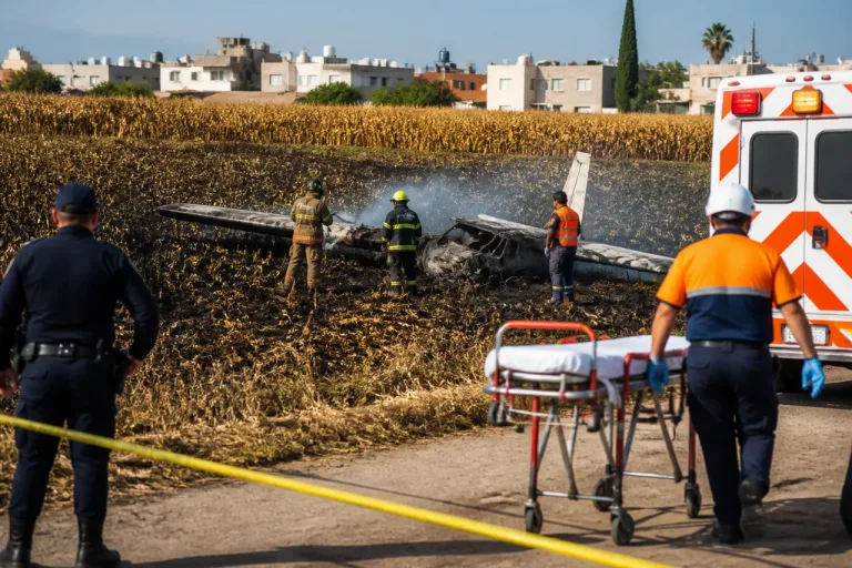 Piloto sobrevive al desplome e incendio de una avioneta en San Juan del Río