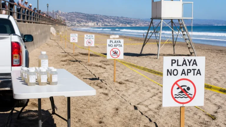 Playa de Tijuana, declarada no apta por COFEPRIS; autoridades llaman a evitar el baño