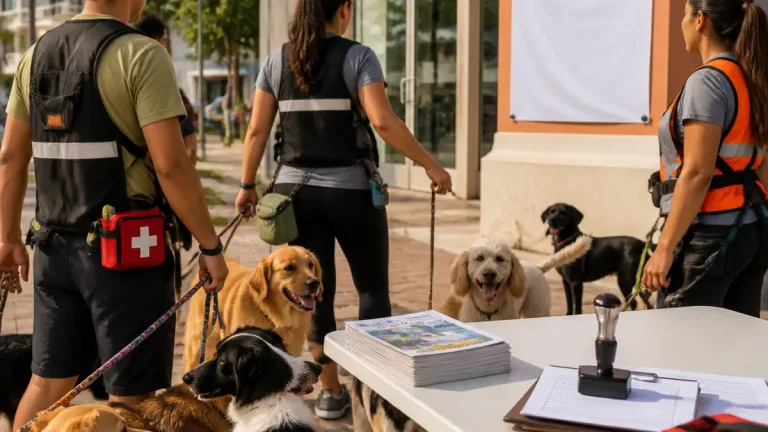 Playa del Carmen: proponen certificar paseadores de perros ante riesgos y falta de regulación